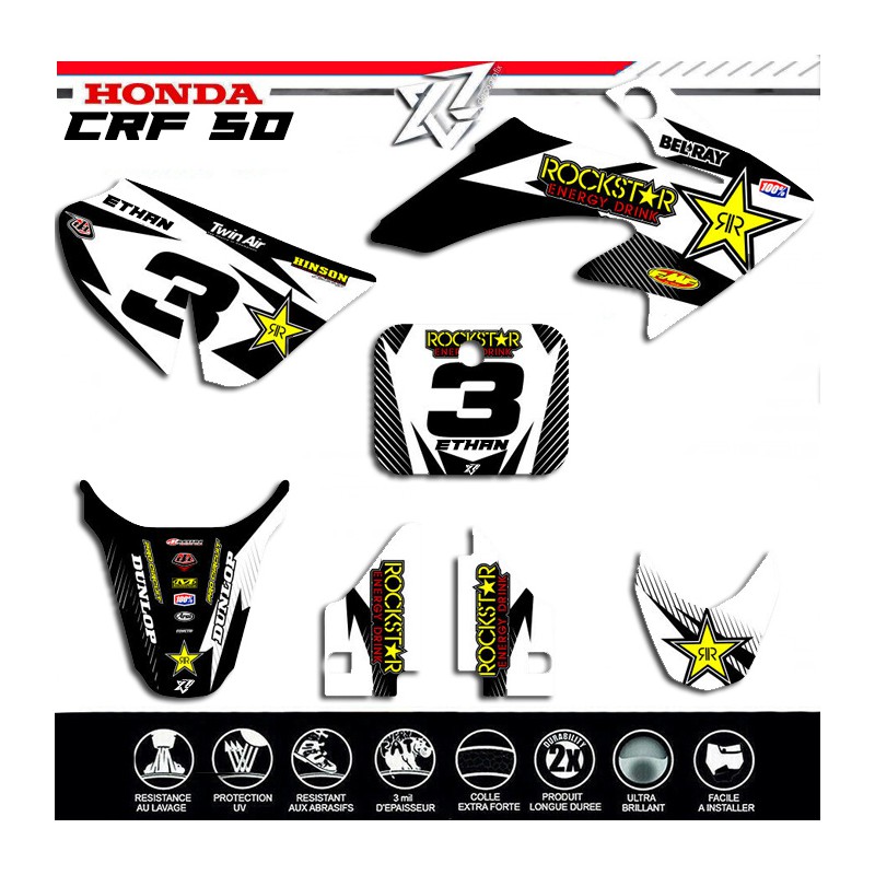 Decografix qr50 graphic kit motocross bike QR 50 HONDA