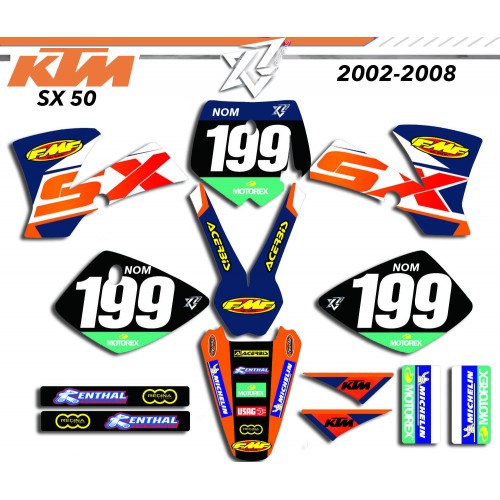 KIT DECO KTM 50 SX FACTORY