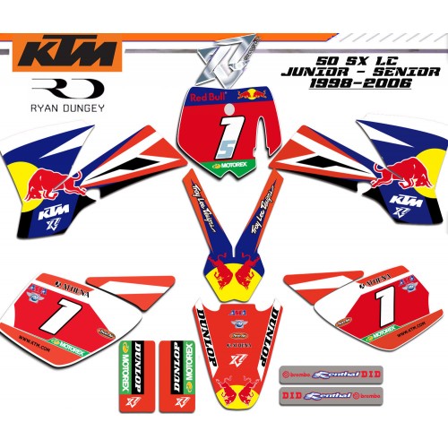 KTM 50 SX RYAN DUNGEY Graphic kit by decografix