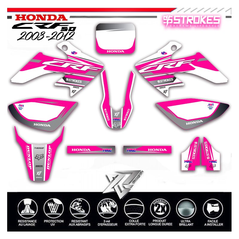 copy of HONDA 50 CRF TEAM 4STOKES RED DECALS KIT