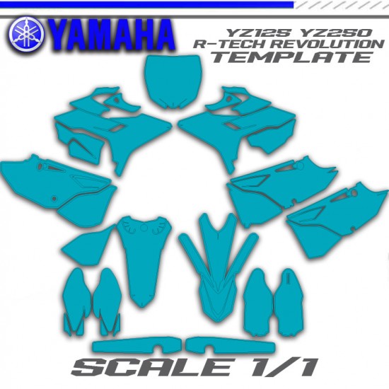 copy of Yamaha TTR125 2008-2024  Motocross-Vektormodell