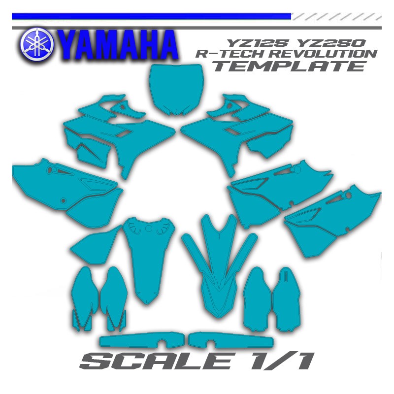 copy of Yamaha TTR125 2008-2024  Motocross-Vektormodell