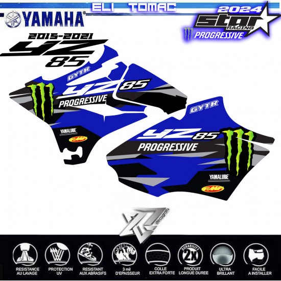 copy of Motorrad-Dekorationsset YZ 85 V-LINE YAMAHA 2015-2021