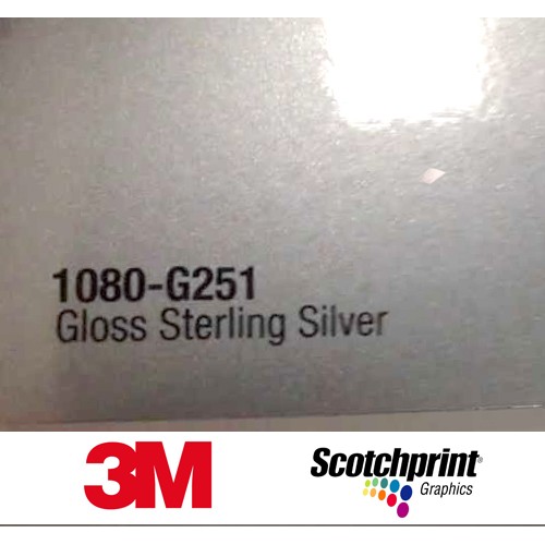 Gloss Sterling Silver - 3M