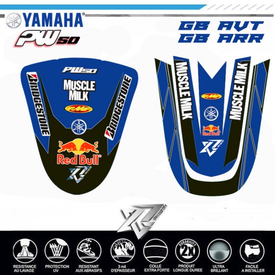 front and rear mudguard PW50 DECALS