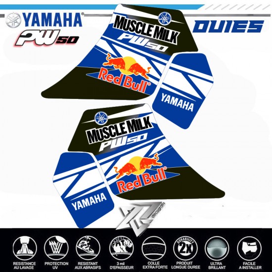 PW 50 TEAM USA TANK OUTLETS DECORATIONS DECALS TEAM USA