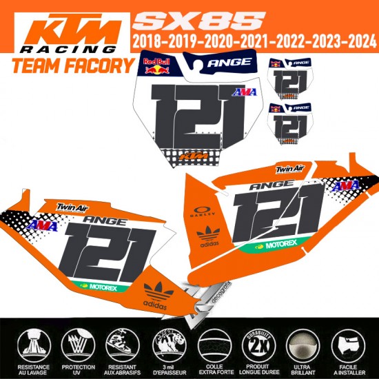 copy of KTM 85 SX FACTORY TEAM 2018-2023 GRAPHICS