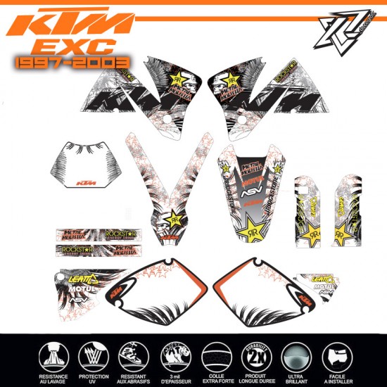 copy of KTM EXC 125-250-300-450 Red BUll
