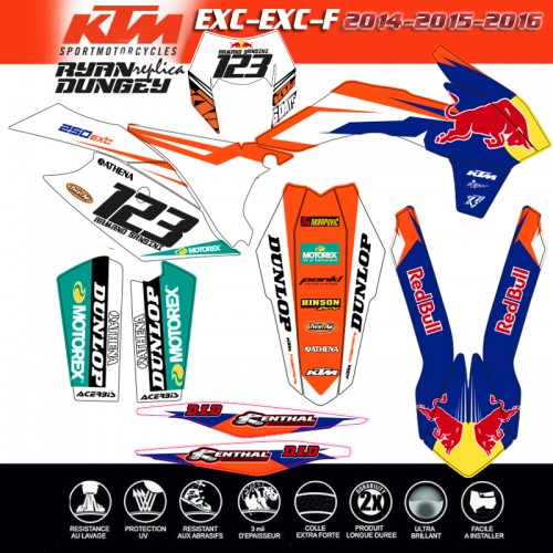 KTM EXC EXC-F 125-200-250-300-350-450 DUNGEY