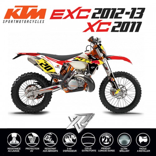 KIT DECO pour KTM EXC EXC-F 125-200-250-300-350-450