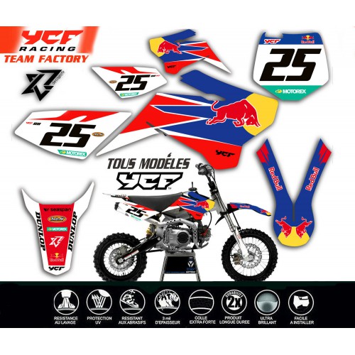 Kit Déco YCF FACTORY KTM USA