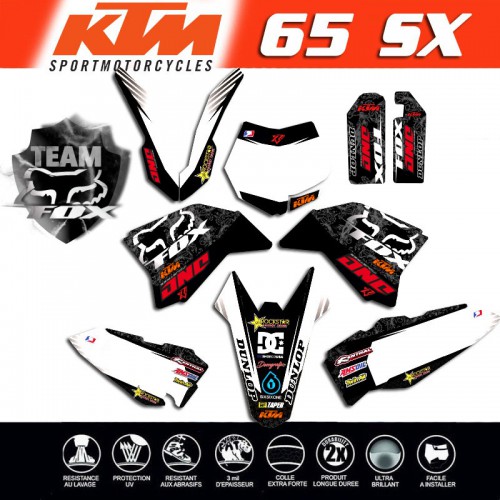 KIT DECO KTM SX 65 FOX RACING TEAM