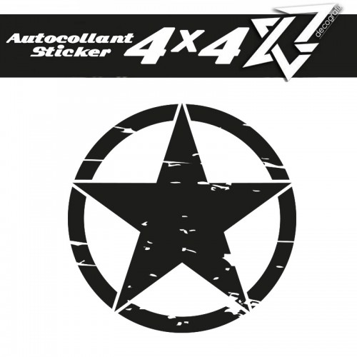 4×4 Star Sticker