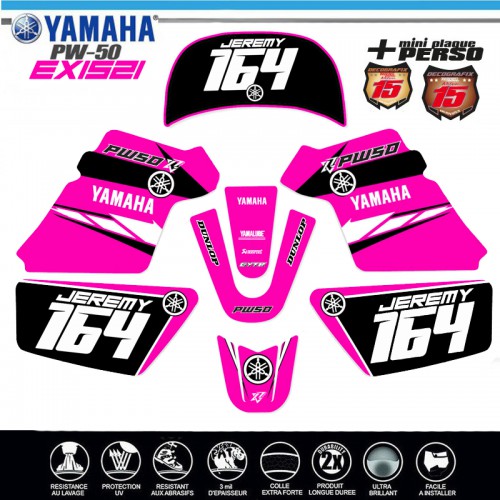 EXIS21 PINK PW 50 GRAPHIC KIT