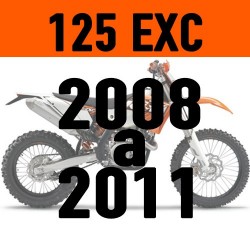 decografix kit déco propose pour les KTM 125-exc de 2008-2009-2010-2011