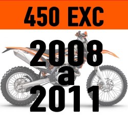 2008-09-10-11 exc450, 450exc-f kit deco par decografix modèles enduro ktm exc
