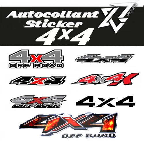 Stickers 4×4