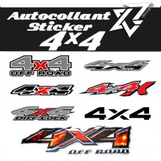 Stickers autocollants pour 4×4 de marque et universel par decografix