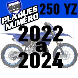 Fonds de Plaques YZ 250 2022-24 DECOGRAFIX