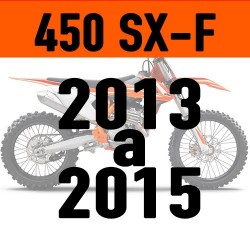 KTM 450 SX 2013 a 2015 kit deco chez decografix